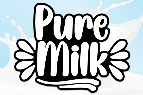 Discover Pure Milk: A Friendly Font for Modern Design
