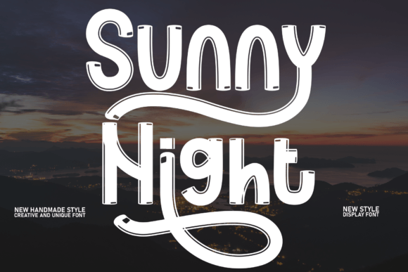 Exploring the Elegance of the Sunny Night Script Typeface