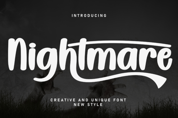 Nightmare: The Handwritten Font Blending Classic and Modern
