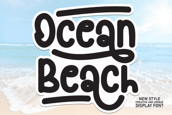 Ocean Beach: A Handwritten Font for Friendly Designs