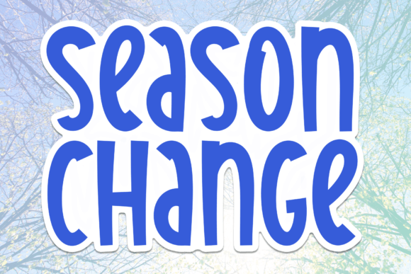 Season Change: A Handwritten Font with Endless Possibilities