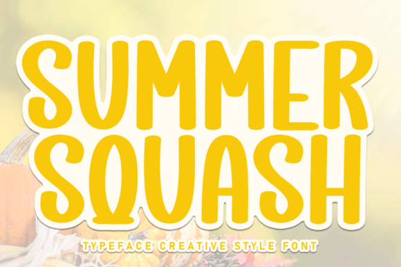 Summer Squash: A Sweet Handwritten Font for Creative Designers