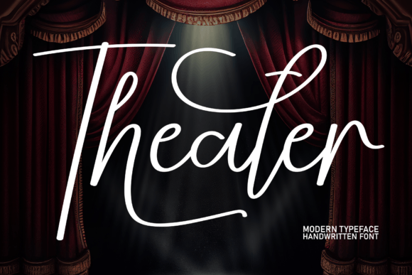 Theater: A Stylish Script Font for Elegant Designs